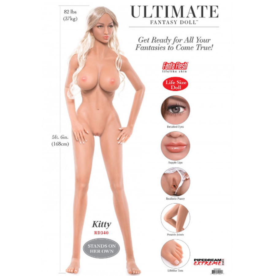 Pipedream Extreme - Ultimate Fantasy Doll Kitty Mannen Speeltjes