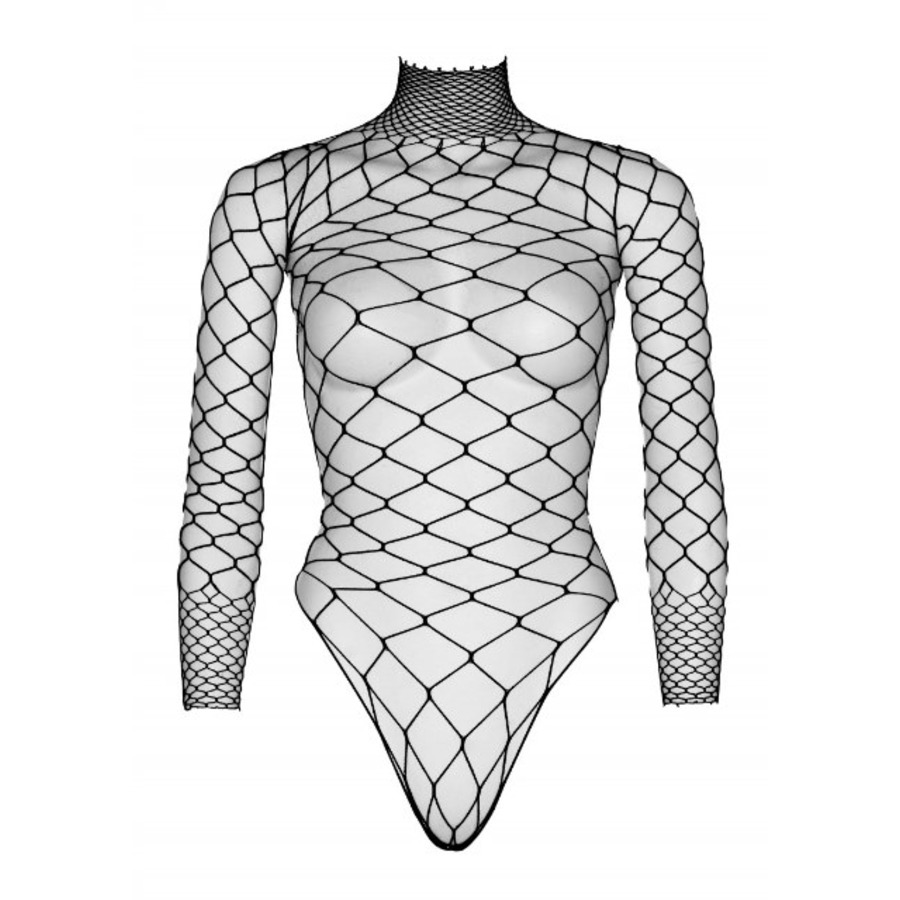 Leg Avenue - Turtleneck Fishnet Teddy Lingerie