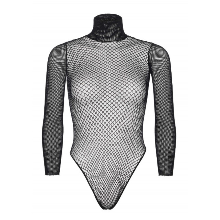 Leg Avenue - Turtleneck Fishnet Teddy Lingerie