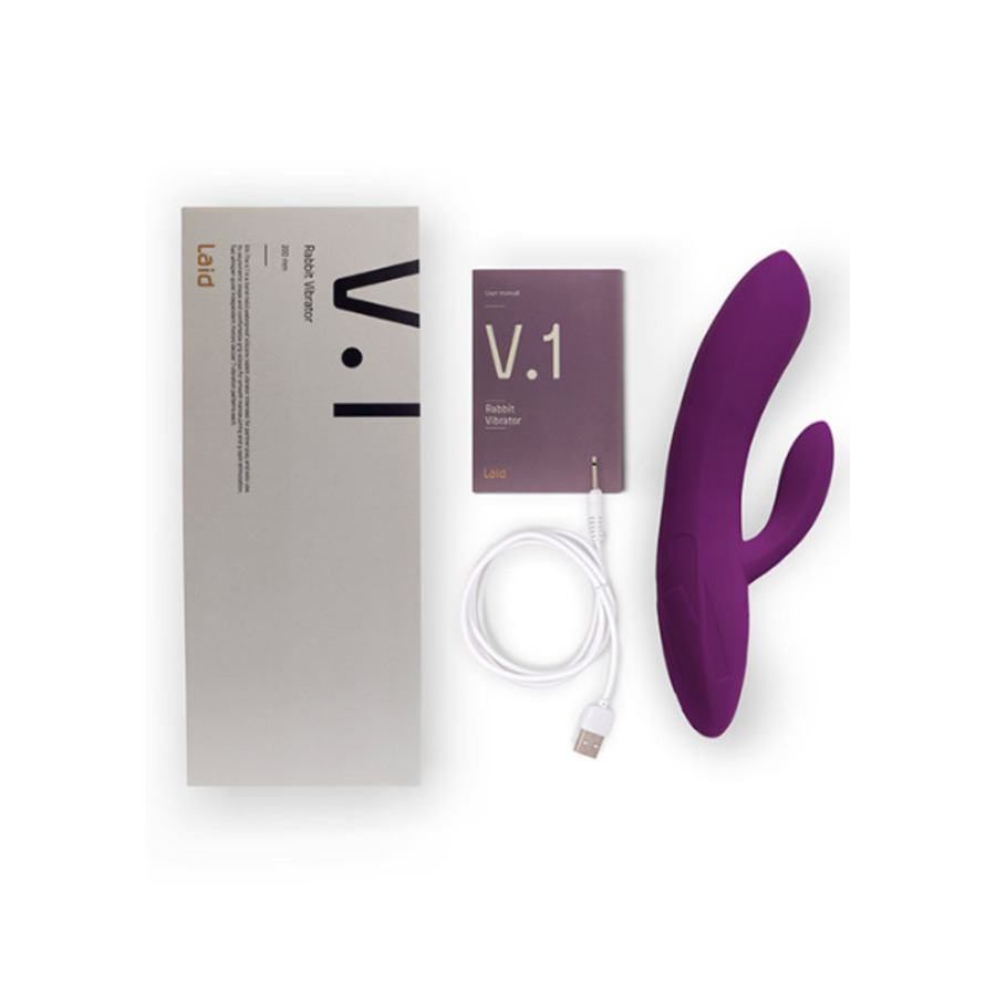 Laid - V.1 Silicone Rabbit Vibrator USB-Oplaadbaar Vrouwen Speeltjes