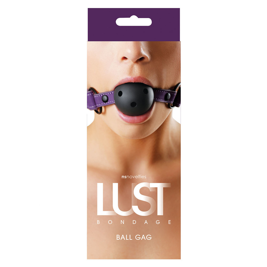 Lust - Bondage Ball Gag Purple SM
