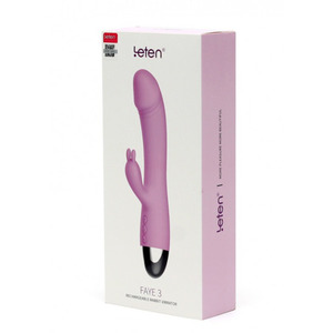 Leten - Faye 3 USB-Oplaadbare Rabbit Vibrator Vrouwen Speeltjes