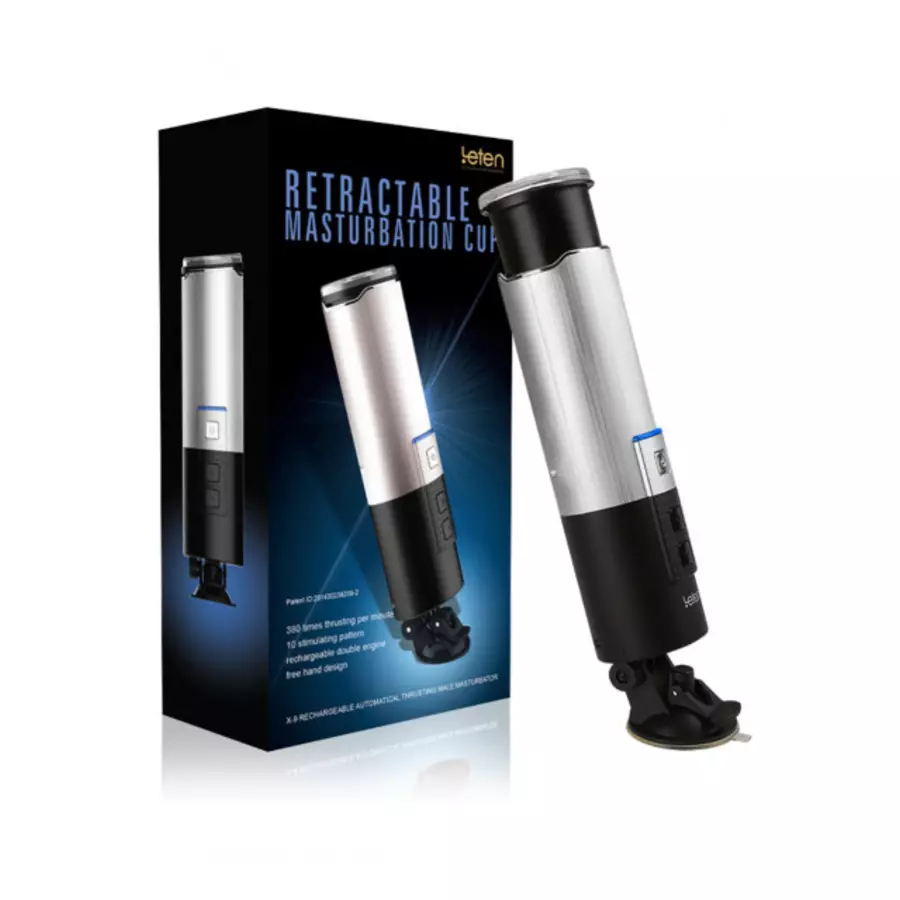 Leten - X-9 Telescopic Hand Job Masturbator With Suction Cup | Hot Stuff  Sex Shop