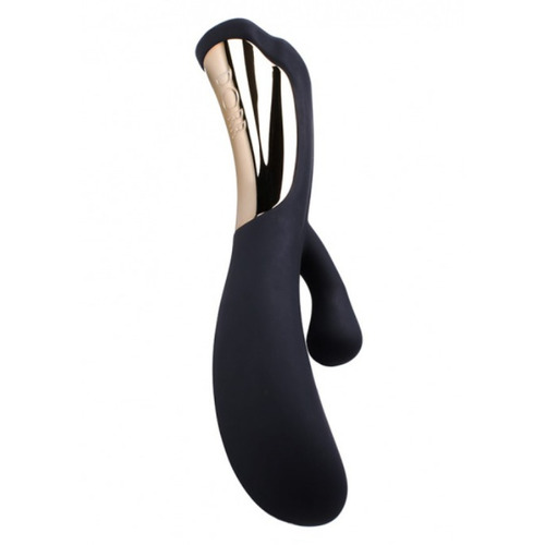 Dorr - Iora Dual Action USB-Oplaadbare Rabbit Vibrator Zwart Dorr - Iora Dual Action USB-Oplaadbare Rabbit Vibrator Zwart