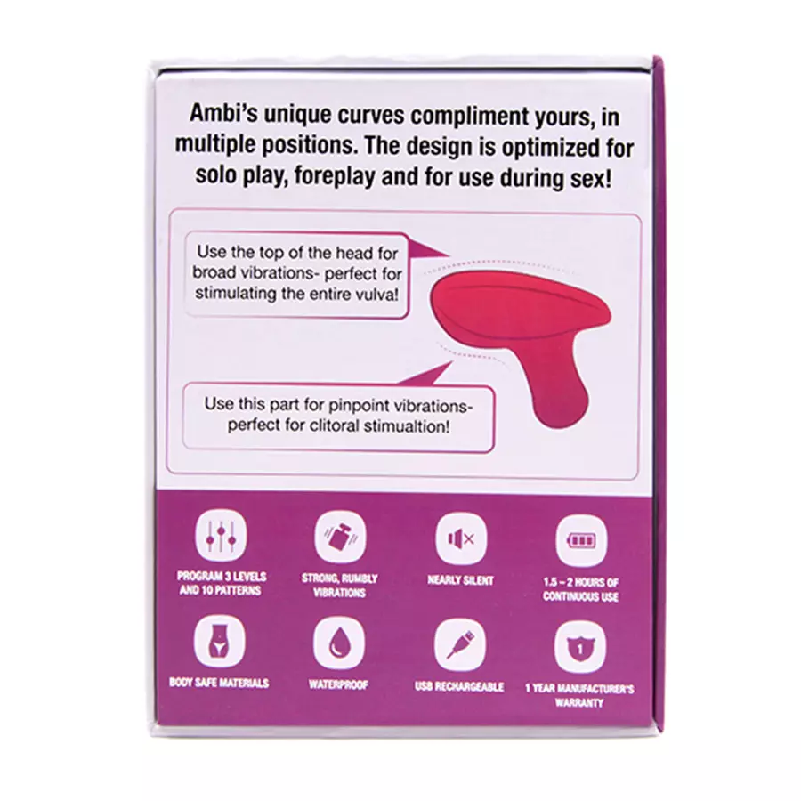 Lovense - Ambi Programmable Clitoral Vibrator Toys for Her