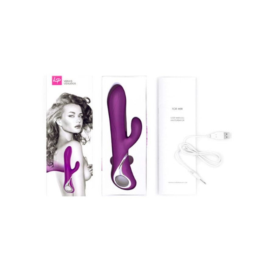 Loverspremium - Venus USB-Oplaadbare Rabbit Vibrator Vrouwen Speeltjes