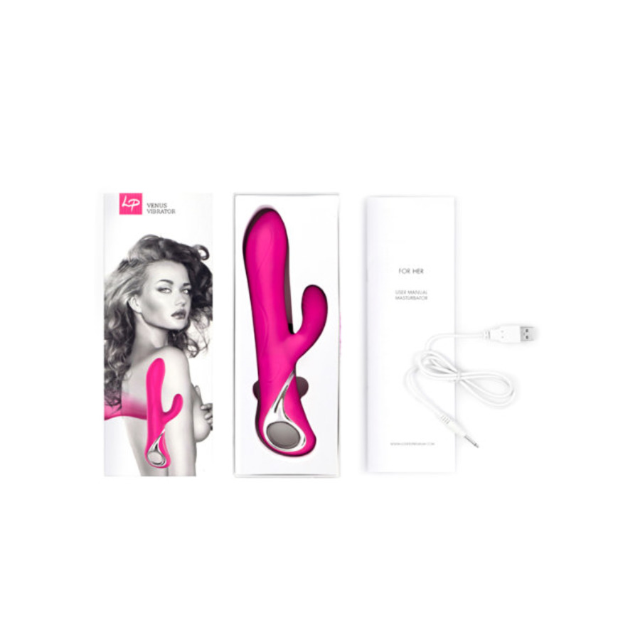 Loverspremium - Venus USB-Oplaadbare Rabbit Vibrator Vrouwen Speeltjes