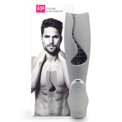 Loverspremium - Vulcan USB-Oplaadbare Masturbator Zilver Loverspremium - Vulcan USB-Oplaadbare Masturbator Zilver