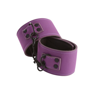 Lust - Bondage Ankle Cuffs Purple S&M