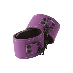 Lust - Bondage Wrist Cuffs Purple S&M