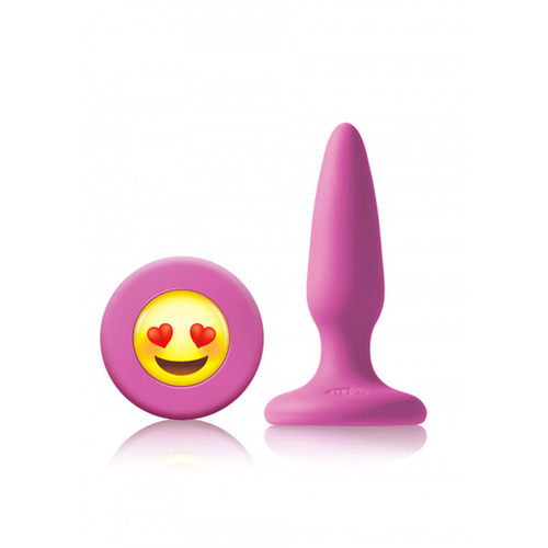 NS Novelties - Mojis Plug #ILY Siliconen Anale Plug Roze