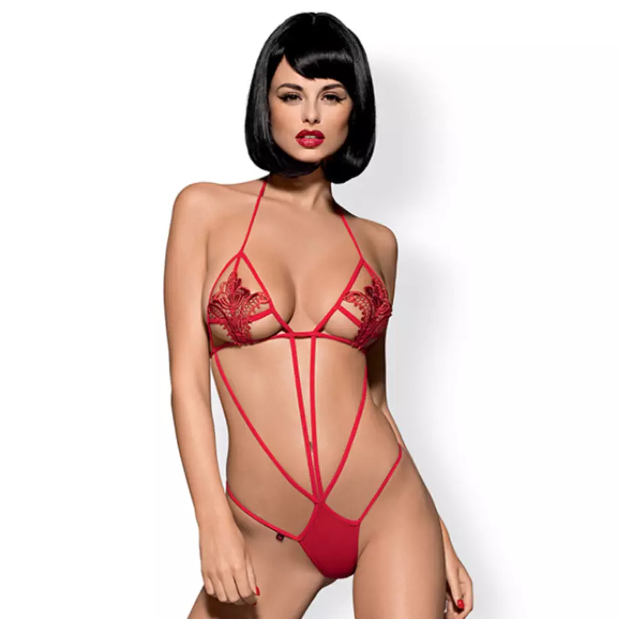 Obsessive - Luiza Teddy Red S/M Lingerie