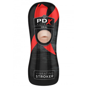 Pipedream - PDX Elite Vibrating Stroker Oral Male Sextoys
