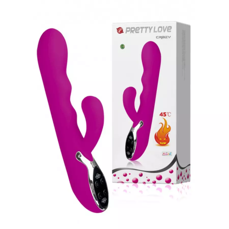 Pretty Love - Crazy II Verwarmende Duale Vibrator Vrouwen Speeltjes