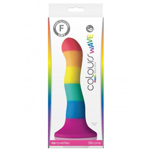 NS Novelties - Colours Pride Edition 15 cm Wave Dildo Vrouwen Speeltjes