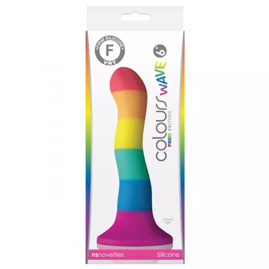 NS Novelties - Colours Pride Edition 6 Inch Wave Dildo Toys for Her