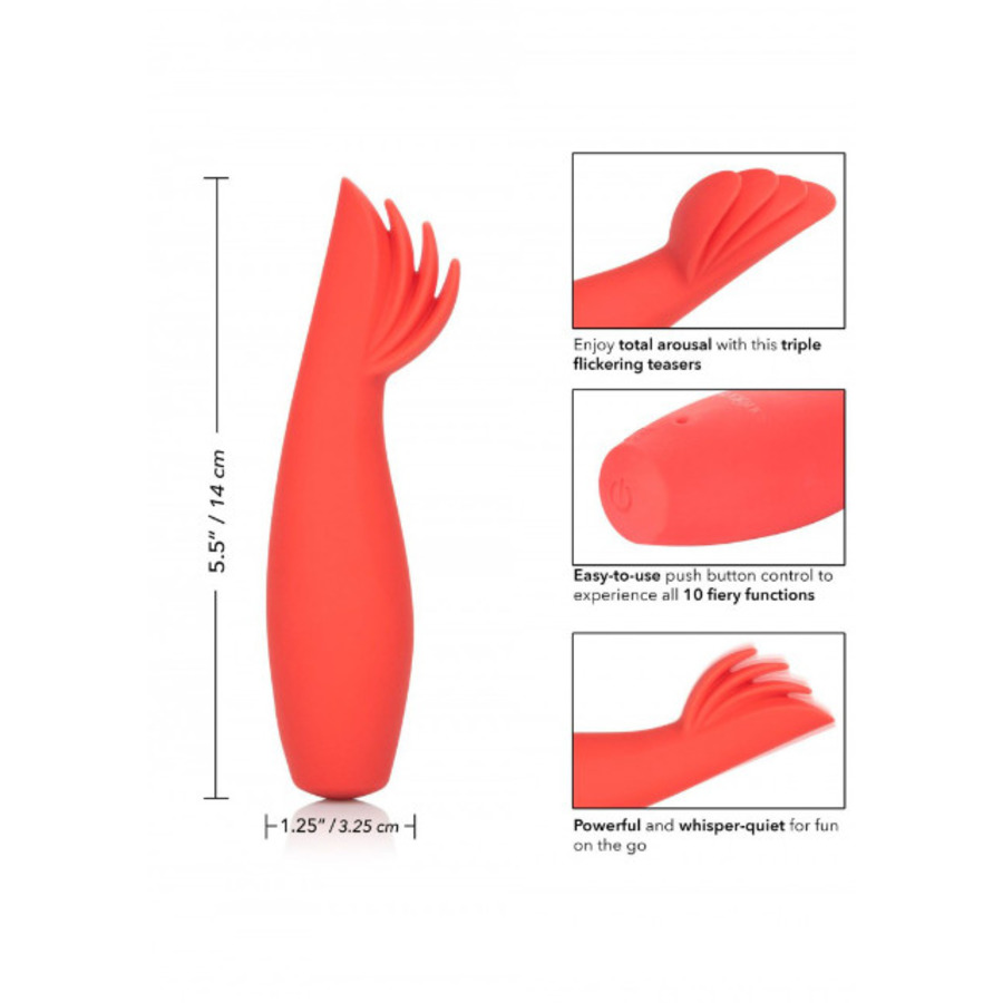 CalExotics - Red Hot Blaze Clitoris Stimulator Vrouwen Speeltjes
