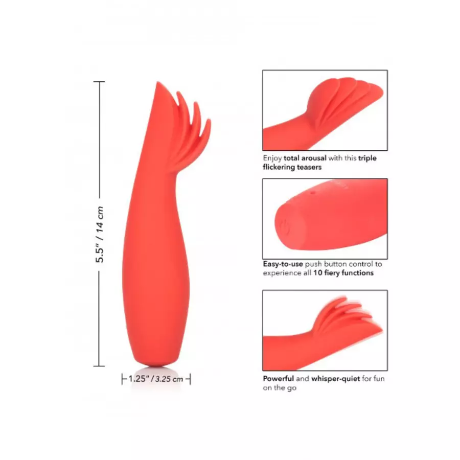 CalExotics - Red Hot Blaze Clitoris Stimulator Vrouwen Speeltjes