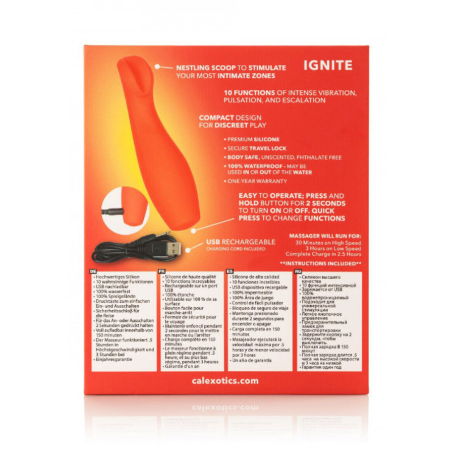 CalExotics - Red Hot Ignite Clitoris Stimulator Vrouwen Speeltjes