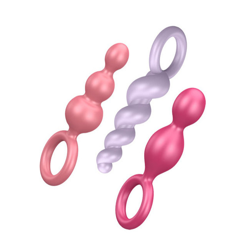 Satisfyer - Booty Call Plugs Butt Plug Set Roze