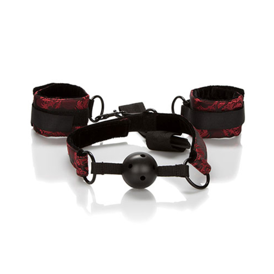 Scandal - Breathable Ball Gag With Cuffs S&M