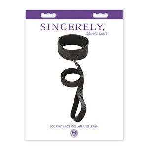 Sportsheets - Sincerely Locking Lace Collar & Leash S&M