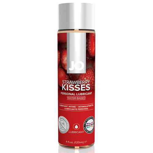 System JO - H2O Waterbasis Glijmiddel Aardbei 120ml afbeelding