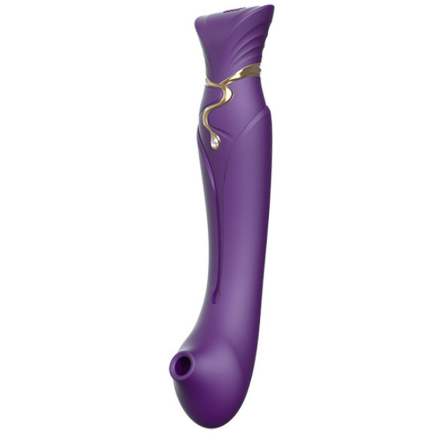 Zalo - Queen Set G-spot PulseWave Vibrator Met Suction Sleeve Vrouwen Speeltjes