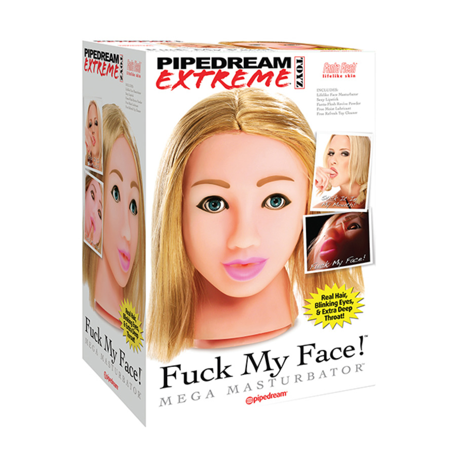 Fuck My Face Blond Toys for Him