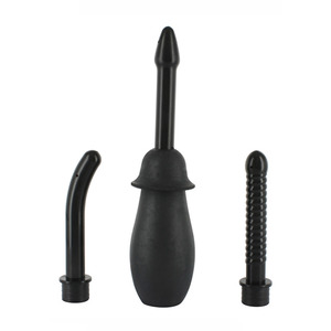 SevenCreations - Anal Douche Kit Black Anal Toys