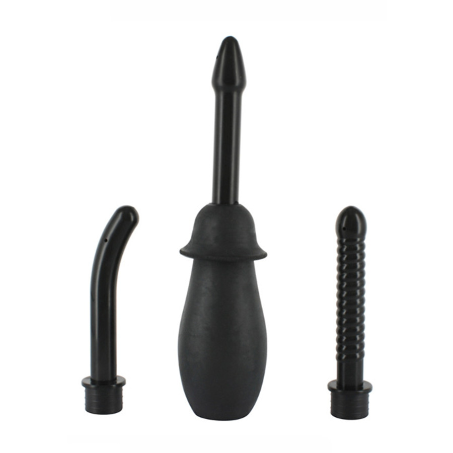 SevenCreations - Anal Douche Kit Black Anal Toys