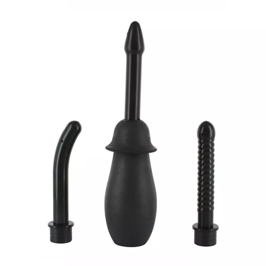 SevenCreations - Anale Douche Kit Zwart Anale Speeltjes