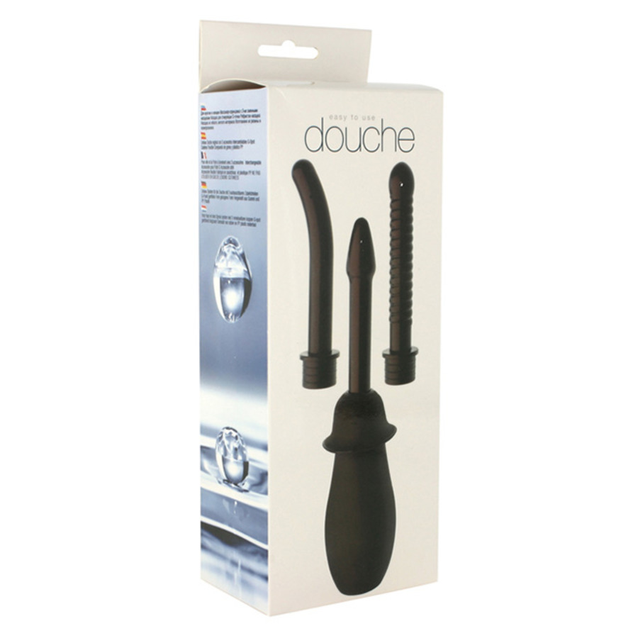 SevenCreations - Anal Douche Kit Black Anal Toys