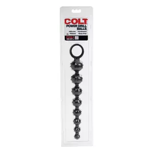 Colt - Power Drill Anal Beads Black Anal Toys