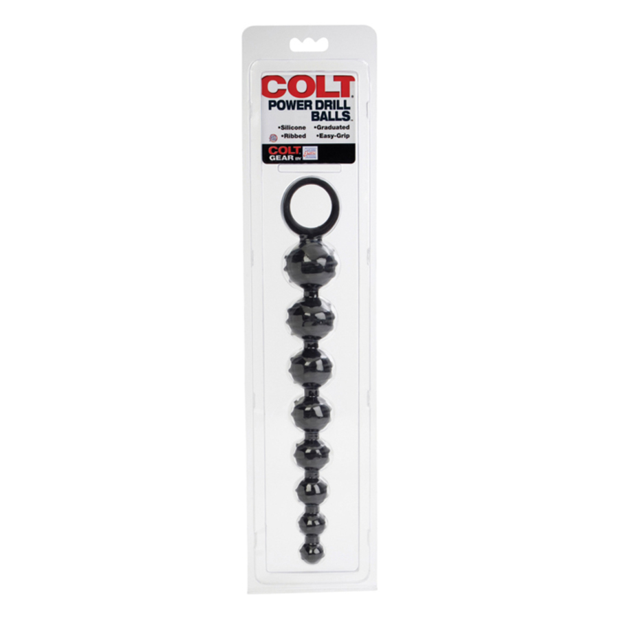 Colt - Power Drill Anale Beads Zwart Anale Speeltjes