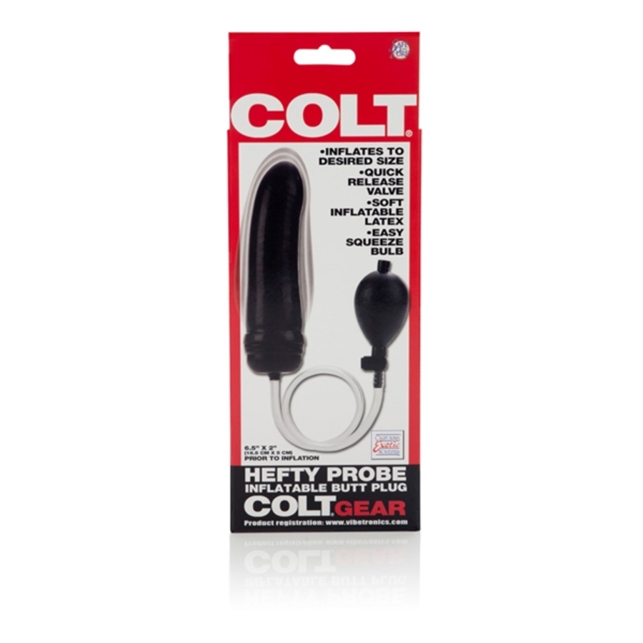 Colt - Hefty Blow Up Probe Black Anal Toys