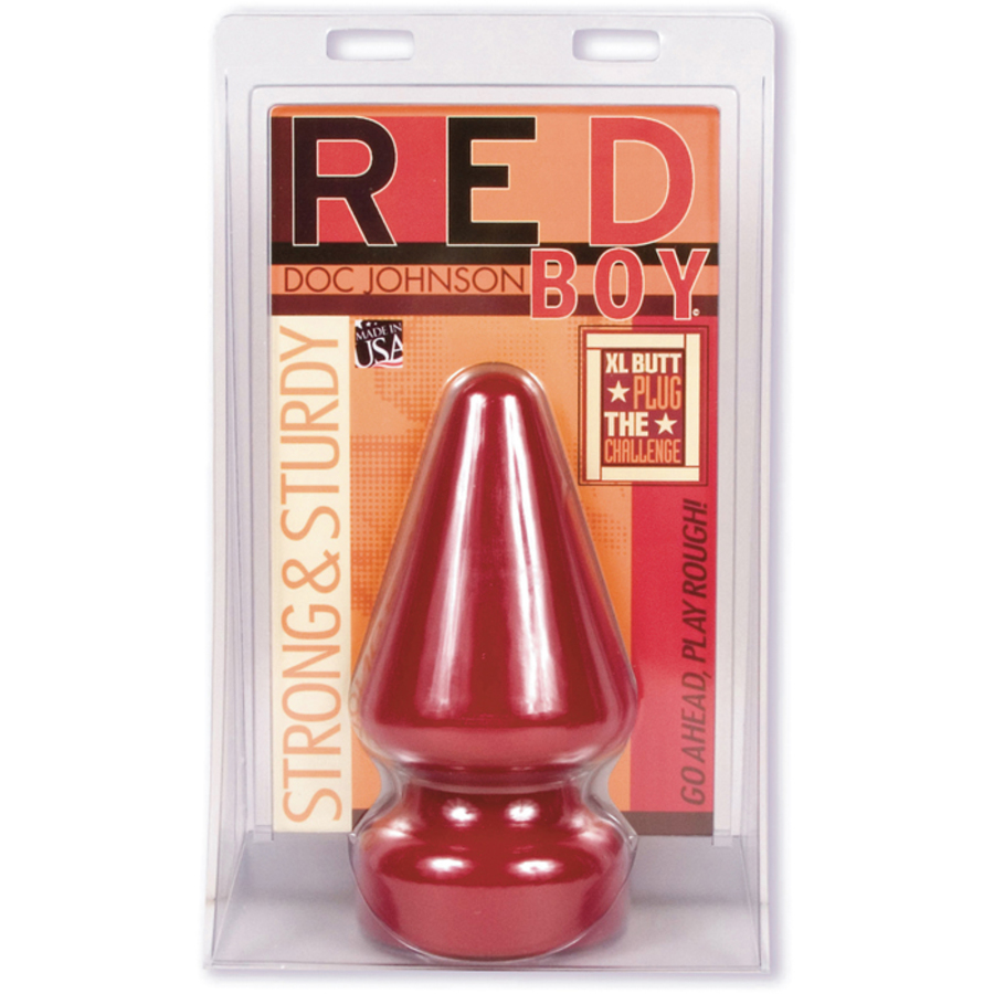 Red Boy Line XL Butt Plug Anale Speeltjes