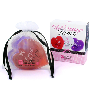 LoversPremium - Hot Massage Hearts (3 pcs) Accessoires