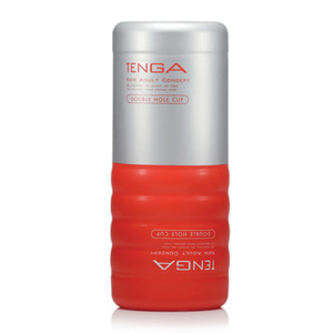 Tenga - Double Hole Cup Masturbator Toys for Him