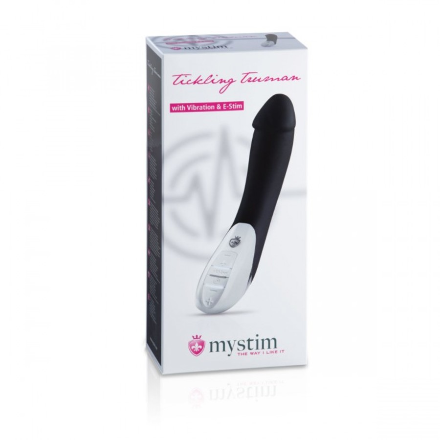 MyStim - Tickling Truman E-Stim Vibrator Zwart Vrouwen Speeltjes