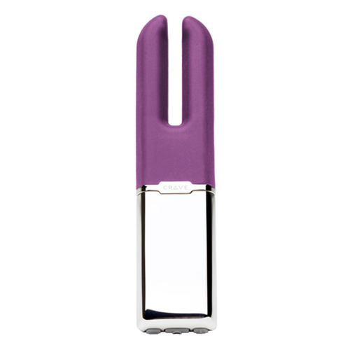 Crave - Duet USB Clitoris Vibrator Paars