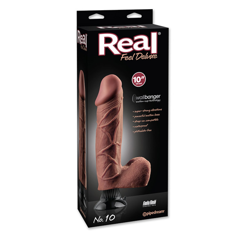 Real Feel Deluxe - 10 Dildo Met Zuignap 22cm Vrouwen Speeltjes