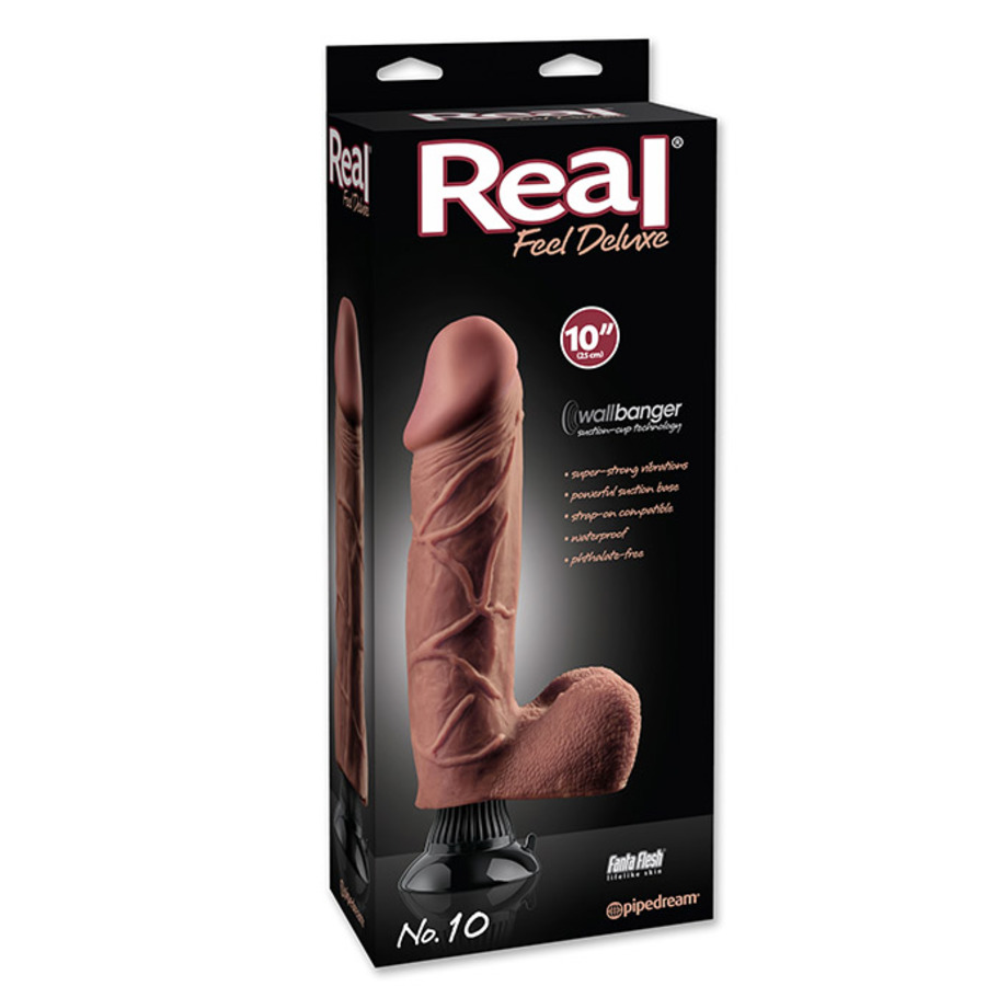 Real Feel Deluxe - 10 Realistic Dildo With Suction Cup Toys for Her