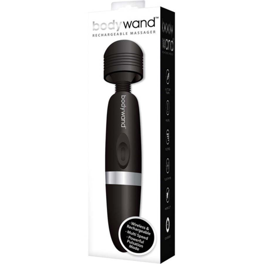 Bodywand - Oplaadbare Wand Massager Zwart Vrouwen Speeltjes