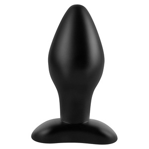 Anal Fantasy - Silicone Butt Plug Black Large Anal Toys