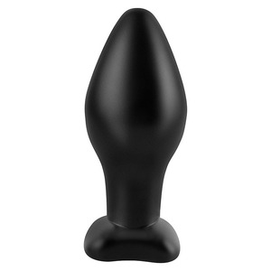 Anal Fantasy - Siliconen Butt Plug Zwart Large Anale Speeltjes