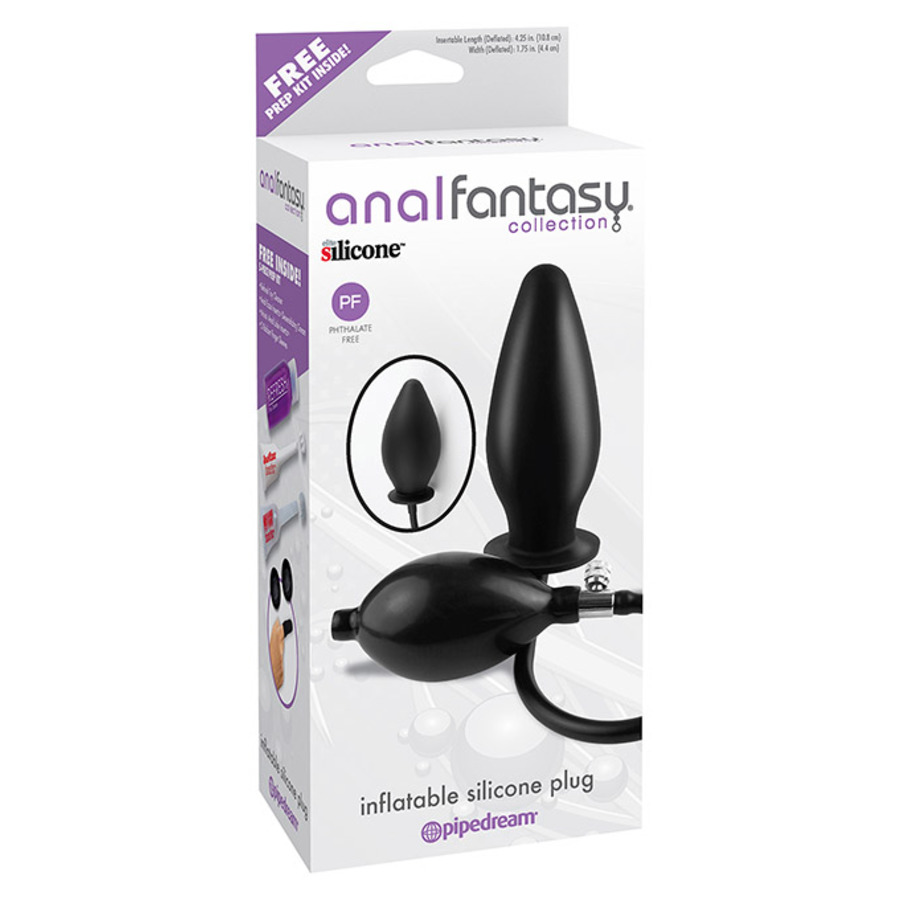 Anal Fantasy - Inflatable Silicone Butt Plug Anal Toys