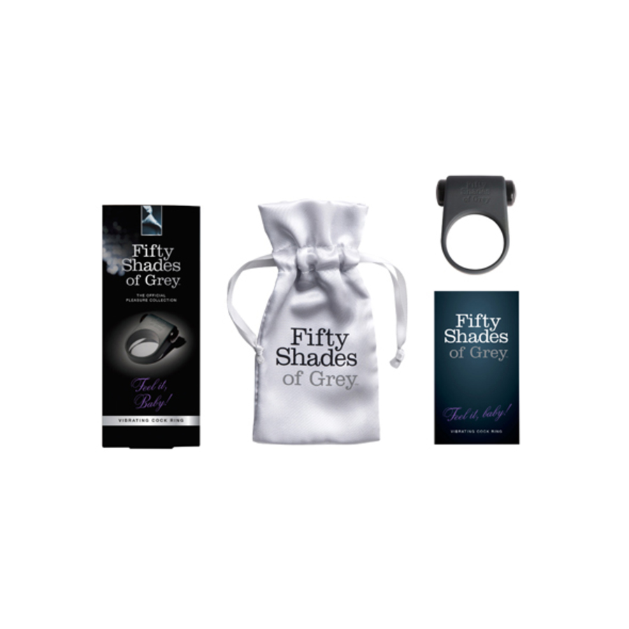 Fifty Shades Of Grey - Feel It Vibrating Penisring Mannen Speeltjes