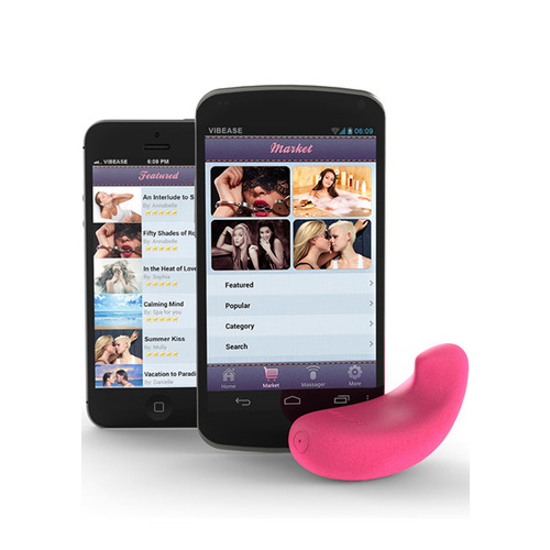 Vibease - iPhone en Android Bluetooth Vibrator Roze