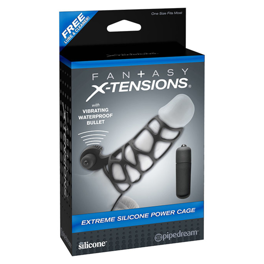 Fantasy X-tensions - Extreme Silicone Power Cage Sleeve Mannen Speeltjes